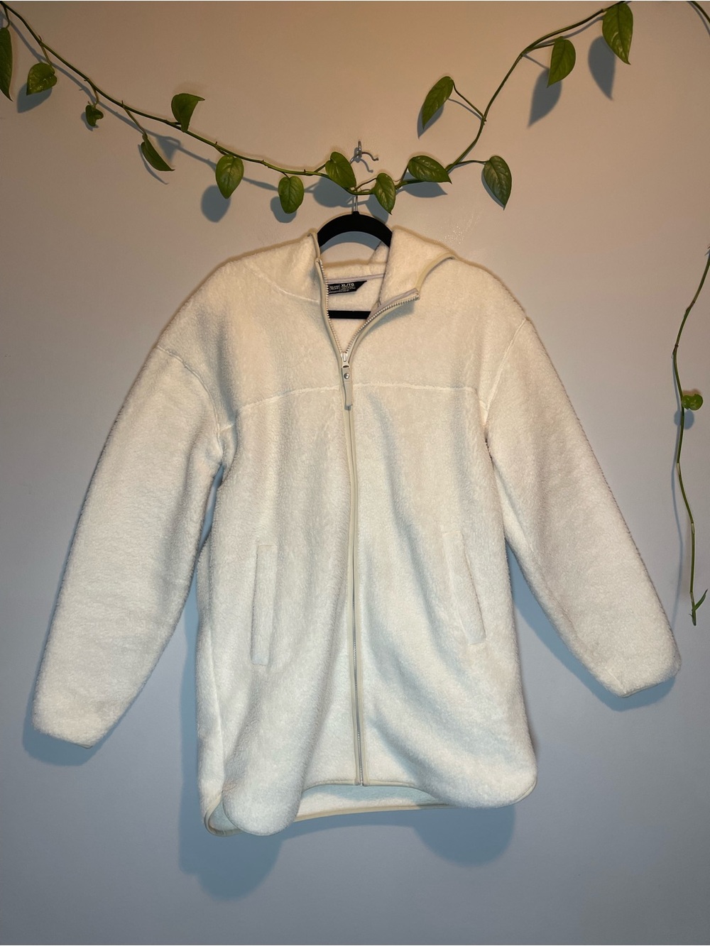 Helly Hansen Cream Teddy Fleece Zip Jacket